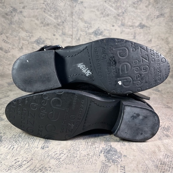 Apepazza ZEBU black leather/knit boots, size 7.5 - Picture 12 of 13